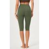 imageODODOS ODCLOUD Buttery Soft Lounge Yoga Capris for Women 14quot  19quot  21quot High Waist Capri LeggingsDark Olive