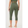 imageODODOS ODCLOUD Buttery Soft Lounge Yoga Capris for Women 14quot  19quot  21quot High Waist Capri LeggingsDark Olive