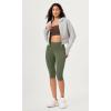 imageODODOS ODCLOUD Buttery Soft Lounge Yoga Capris for Women 14quot  19quot  21quot High Waist Capri LeggingsDark Olive