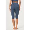 imageODODOS ODCLOUD Buttery Soft Lounge Yoga Capris for Women 14quot  19quot  21quot High Waist Capri LeggingsInk Blue