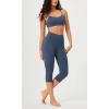 imageODODOS ODCLOUD Buttery Soft Lounge Yoga Capris for Women 14quot  19quot  21quot High Waist Capri LeggingsInk Blue
