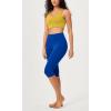 imageODODOS ODCLOUD Buttery Soft Lounge Yoga Capris for Women 14quot  19quot  21quot High Waist Capri LeggingsRoyal Blue