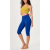 imageODODOS ODCLOUD Buttery Soft Lounge Yoga Capris for Women 14quot  19quot  21quot High Waist Capri LeggingsRoyal Blue