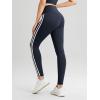 imageODODOS ODLIFT Compression Leggings for Women 25quot  28quot High Waist Workout Yoga PantsPiping Deep Navy