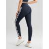 imageODODOS ODLIFT Compression Leggings for Women 25quot  28quot High Waist Workout Yoga PantsPiping Deep Navy