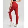 imageODODOS ODLIFT Compression Leggings for Women 25quot  28quot High Waist Workout Yoga PantsPiping Red