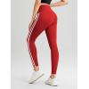 imageODODOS ODLIFT Compression Leggings for Women 25quot  28quot High Waist Workout Yoga PantsPiping Red