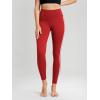imageODODOS ODLIFT Compression Leggings for Women 25quot  28quot High Waist Workout Yoga PantsPiping Red