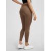 imageODODOS Womens Drawstring Tie Daily Leggings 25quot  28quot High Waist Workout Yoga PantsBrunette