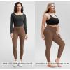 imageODODOS Womens Drawstring Tie Daily Leggings 25quot  28quot High Waist Workout Yoga PantsBrunette