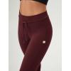 imageODODOS Womens Drawstring Tie Daily Leggings 25quot  28quot High Waist Workout Yoga PantsBurgundy