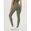 imageODODOS Womens Drawstring Tie Daily Leggings 25quot  28quot High Waist Workout Yoga PantsDark Olive