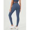 imageODODOS Womens Drawstring Tie Daily Leggings 25quot  28quot High Waist Workout Yoga PantsInk Blue