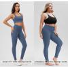 imageODODOS Womens Drawstring Tie Daily Leggings 25quot  28quot High Waist Workout Yoga PantsInk Blue
