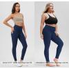 imageODODOS Womens Drawstring Tie Daily Leggings 25quot  28quot High Waist Workout Yoga PantsNavy