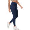 imageODODOS Womens Drawstring Tie Daily Leggings 25quot  28quot High Waist Workout Yoga PantsNavy