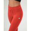 imageODODOS Womens Drawstring Tie Daily Leggings 25quot  28quot High Waist Workout Yoga PantsOrange Red