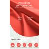 imageODODOS Womens Drawstring Tie Daily Leggings 25quot  28quot High Waist Workout Yoga PantsOrange Red