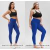 imageODODOS Womens Drawstring Tie Daily Leggings 25quot  28quot High Waist Workout Yoga PantsRoyal Blue