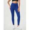 imageODODOS Womens Drawstring Tie Daily Leggings 25quot  28quot High Waist Workout Yoga PantsRoyal Blue