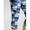 imageODODOS Womens High Waisted Yoga Capris with Pockets Tummy Control Non See Through Workout Athletic Running Capri LeggingsBlue Waves