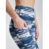 imageODODOS Womens High Waisted Yoga Capris with Pockets Tummy Control Non See Through Workout Athletic Running Capri LeggingsBlue Waves