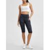 imageODODOS Womens High Waisted Yoga Capris with Pockets Tummy Control Non See Through Workout Athletic Running Capri LeggingsTie Dye Smoke Ink