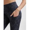 imageODODOS Womens High Waisted Yoga Capris with Pockets Tummy Control Non See Through Workout Athletic Running Capri LeggingsTie Dye Smoke Ink