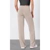 imageODODOS Womens Modal Soft Wide Leg Pants with Pockets Adjustable Shockcord High Waist Casual Lounge Pants272931quot InseamSmokey Taupe