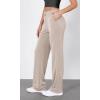 imageODODOS Womens Modal Soft Wide Leg Pants with Pockets Adjustable Shockcord High Waist Casual Lounge Pants272931quot InseamSmokey Taupe