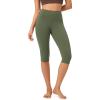 imageODODOS ODCLOUD Buttery Soft Lounge Yoga Capris for Women 14quot  19quot  21quot High Waist Capri LeggingsDark Olive