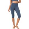 imageODODOS ODCLOUD Buttery Soft Lounge Yoga Capris for Women 14quot  19quot  21quot High Waist Capri LeggingsInk Blue