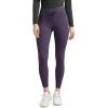 imageODODOS Womens Drawstring Tie Daily Leggings 25quot  28quot High Waist Workout Yoga PantsDark Purple