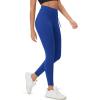 imageODODOS Womens Drawstring Tie Daily Leggings 25quot  28quot High Waist Workout Yoga PantsRoyal Blue