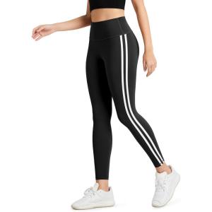 imageODODOS ODLIFT Compression Leggings for Women 25quot  28quot High Waist Workout Yoga PantsPiping Black