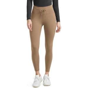 imageODODOS Womens Drawstring Tie Daily Leggings 25quot  28quot High Waist Workout Yoga PantsLight Brown