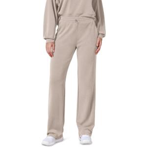 imageODODOS Womens Modal Soft Wide Leg Pants with Pockets Adjustable Shockcord High Waist Casual Lounge Pants272931quot InseamSmokey Taupe