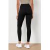 imageODODOS Womens High Waist Workout Leggings 2Pack Tummy Control Yoga Pants  25quot  28quot Inseam ODLEX FabricSquat Proof1blackblack