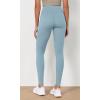 imageODODOS Womens High Waist Workout Leggings 2Pack Tummy Control Yoga Pants  25quot  28quot Inseam ODLEX FabricSquat ProofBlackchambray