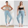 imageODODOS Womens High Waist Workout Leggings 2Pack Tummy Control Yoga Pants  25quot  28quot Inseam ODLEX FabricSquat ProofBlackchambray