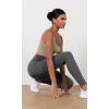 imageODODOS Womens High Waist Workout Leggings 2Pack Tummy Control Yoga Pants  25quot  28quot Inseam ODLEX FabricSquat ProofBlackcharcoal