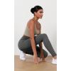 imageODODOS Womens High Waist Workout Leggings 2Pack Tummy Control Yoga Pants  25quot  28quot Inseam ODLEX FabricSquat ProofBlackcharcoal
