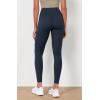imageODODOS Womens High Waist Workout Leggings 2Pack Tummy Control Yoga Pants  25quot  28quot Inseam ODLEX FabricSquat ProofBlackdeep Navy