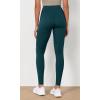 imageODODOS Womens High Waist Workout Leggings 2Pack Tummy Control Yoga Pants  25quot  28quot Inseam ODLEX FabricSquat ProofBlackforest Teal