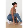 imageODODOS Womens High Waist Workout Leggings 2Pack Tummy Control Yoga Pants  25quot  28quot Inseam ODLEX FabricSquat ProofBlackink Blue