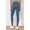 imageODODOS Womens High Waist Workout Leggings 2Pack Tummy Control Yoga Pants  25quot  28quot Inseam ODLEX FabricSquat ProofBlackink Blue