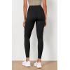 imageODODOS Womens High Waist Workout Leggings 2Pack Tummy Control Yoga Pants  25quot  28quot Inseam ODLEX FabricSquat ProofBlackonyx Black Grey