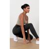 imageODODOS Womens High Waist Workout Leggings 2Pack Tummy Control Yoga Pants  25quot  28quot Inseam ODLEX FabricSquat ProofBlackonyx Black Grey