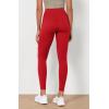 imageODODOS Womens High Waist Workout Leggings 2Pack Tummy Control Yoga Pants  25quot  28quot Inseam ODLEX FabricSquat ProofBlackred