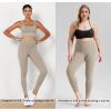 imageODODOS Womens High Waist Workout Leggings 2Pack Tummy Control Yoga Pants  25quot  28quot Inseam ODLEX FabricSquat ProofBlacktaupe